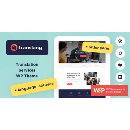 Translang | Translation Services & Language Courses WordPress Theme