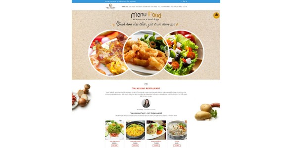 Theme wordpress nhà hàng 01