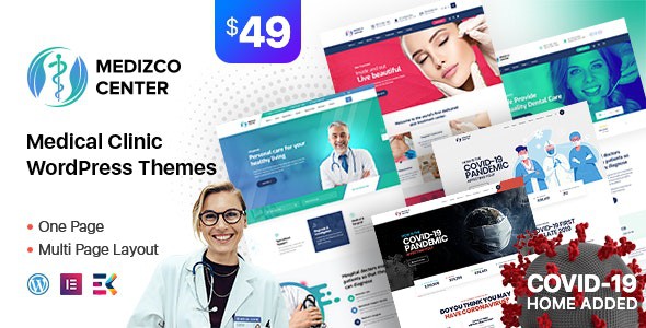 Medizco - Medical Health &amp;amp;amp;amp;amp; Dental Care Clinic WordPress Theme