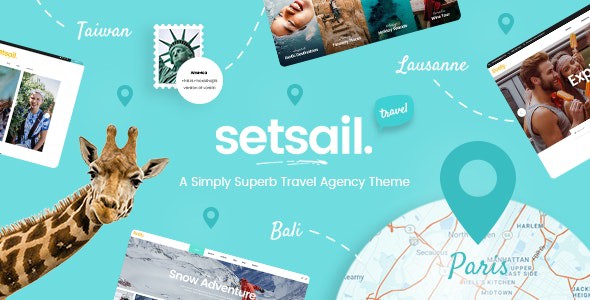 SetSail Travel Agency Theme